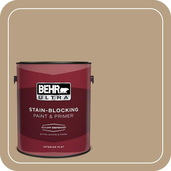 BEHR PREMIUM PLUS Home Decorators Collection #HDC-AC-12 Craft Brown Flat Low Odor & Primer (3)