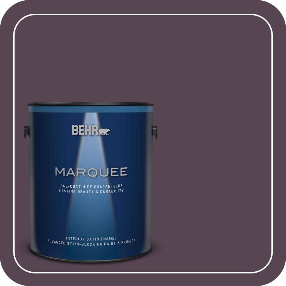 BEHR MARQUEE 1 gal. #680F-7 Baritone Satin Enamel Interior Paint & Primer