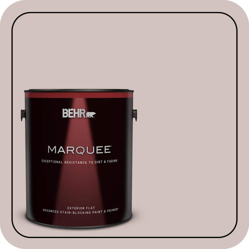 BEHR MARQUEE 1 gal. #N130-2 Ash Rose Flat Exterior Paint & Primer (1)