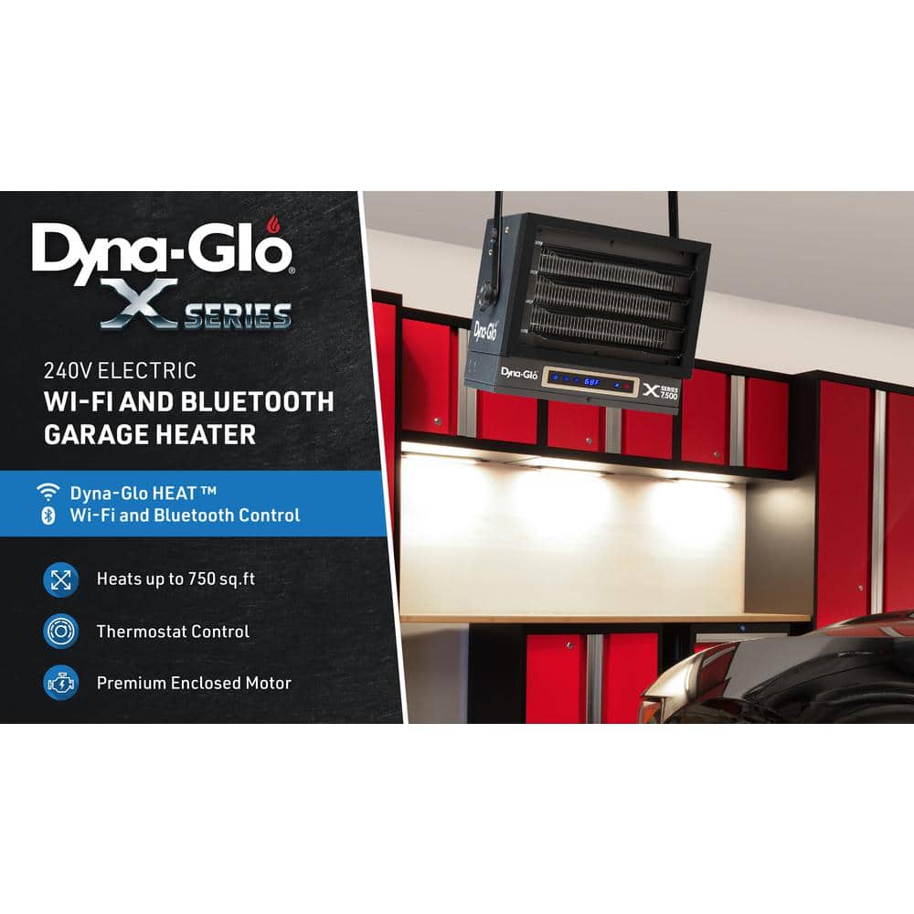 Dyna-Glo 25,590 BTU 7,500-Watt Electric Garage Heater with Bluetooth and WiFi Product (2)
