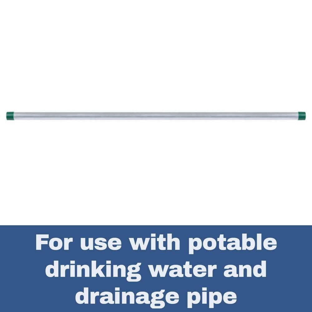 VPC 1 in. x 4 ft. Galvanized Steel Schedule 40 Cut Pipe (3)