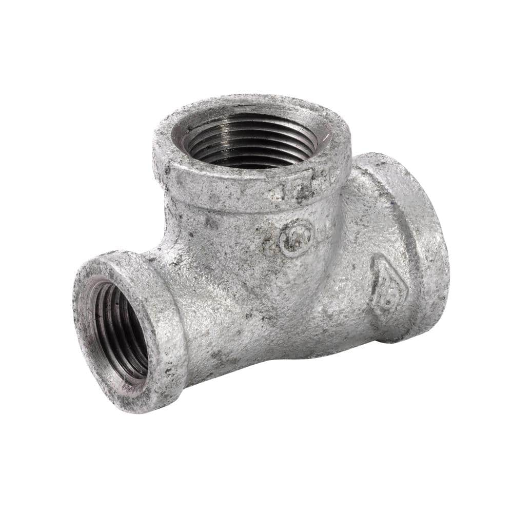 Southland 3/4 in. x 1/2 in. x 3/4 in. Galvanized Reducing Tee Fitting