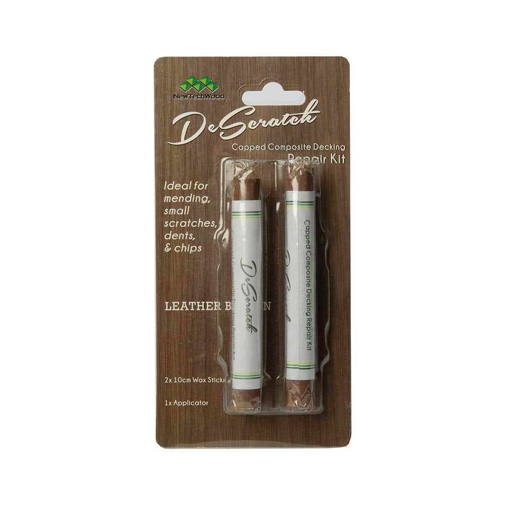 NewTechWood DeScratch Composite Decking Repair Kit in Leather Brown