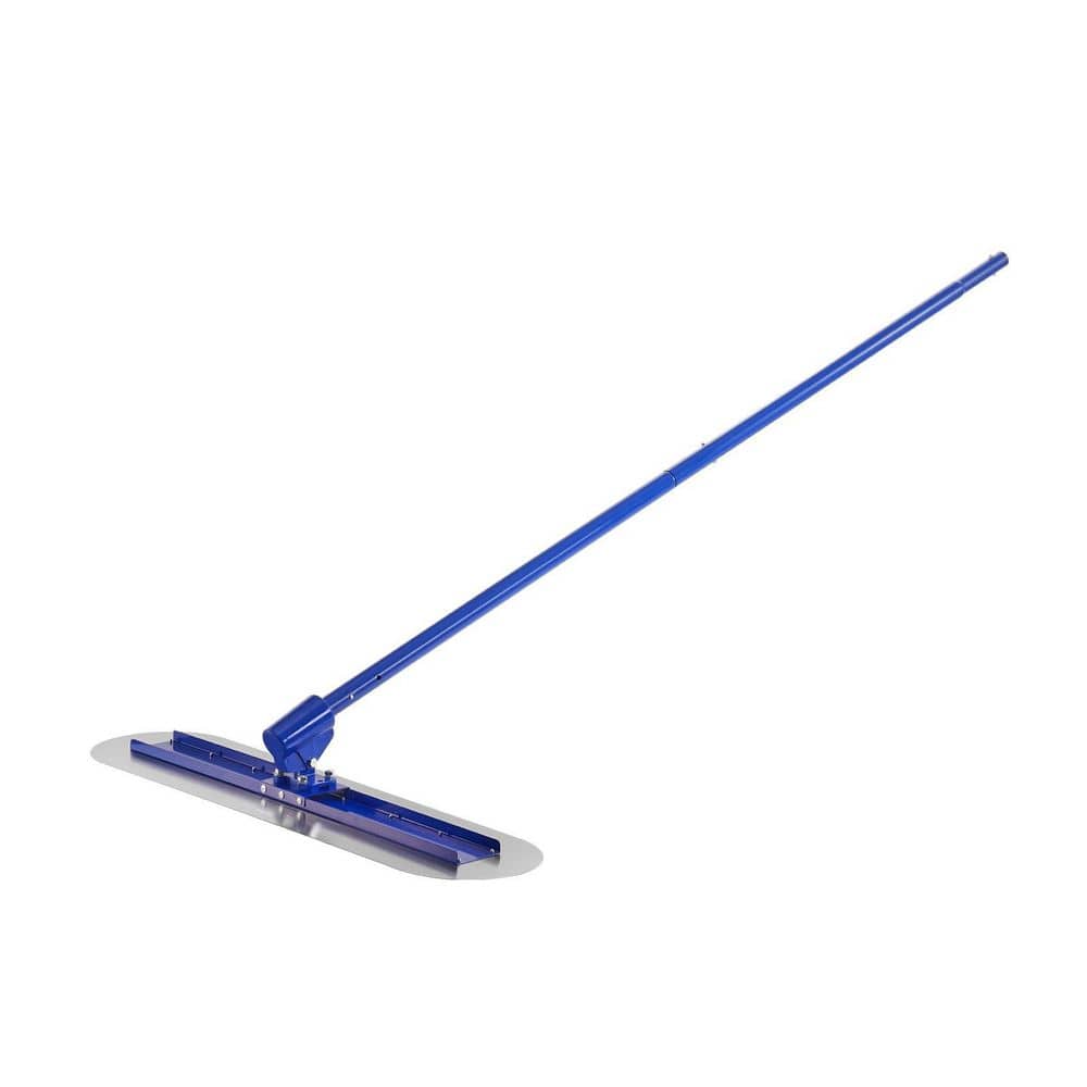xinyoec 47.24 in. x 11.8 in. Round End Magnesium Concrete Float with 4-Aluminum Alloy Replaceable Handles, Bull Float (1)