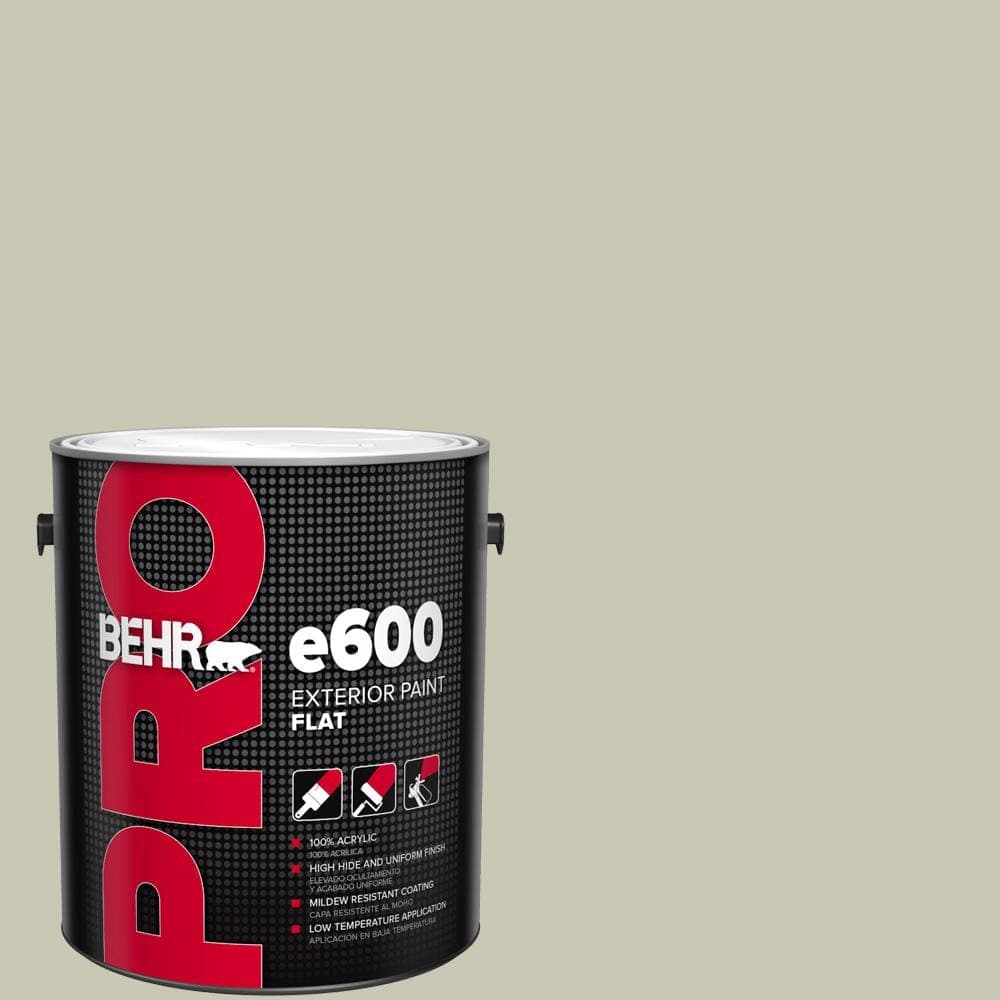 BEHR PRO 1 gal. #PPU10-10 Ocean Foam Flat Paint