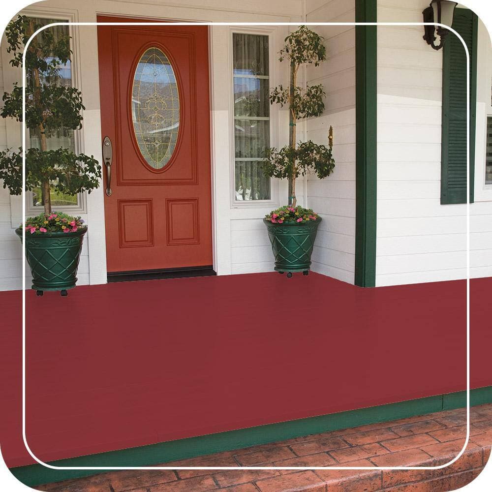 BEHR PREMIUM #S-G-150 Low-Lustre Enamel Interior/Exterior Porch and Patio Floor Paint (2)