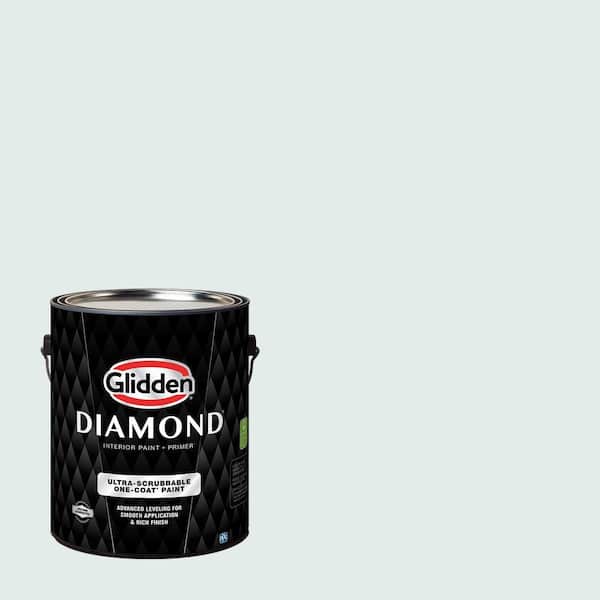 Glidden Diamond 1 gal. PPG1034-1 Morning Song Satin Interior Paint with Primer (2)