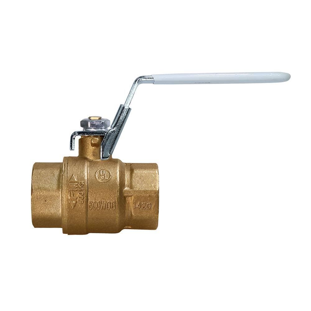 PLUMBFLEX . FIP FIP Premium Brass Full Port Ball Valve with Lock Handle (2)