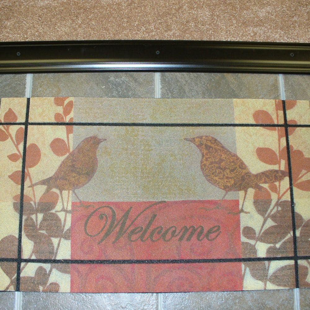 M-D Building Products Low Dome Top 3-1/2 in. x 47-1/2 in. Bronze Aluminum Threshold (3)