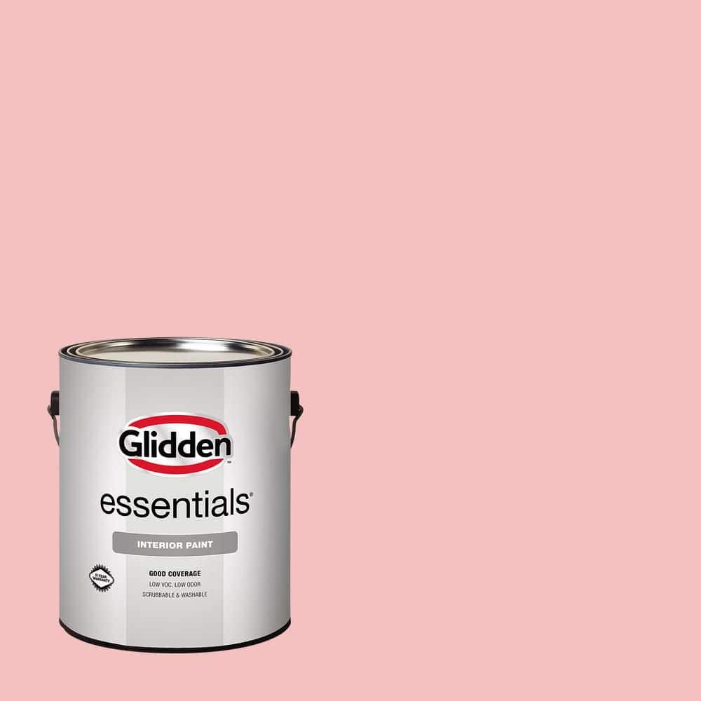 Glidden Essentials 1 gal. PPG1187-3 Silver Strawberry Eggshell Interior Paint