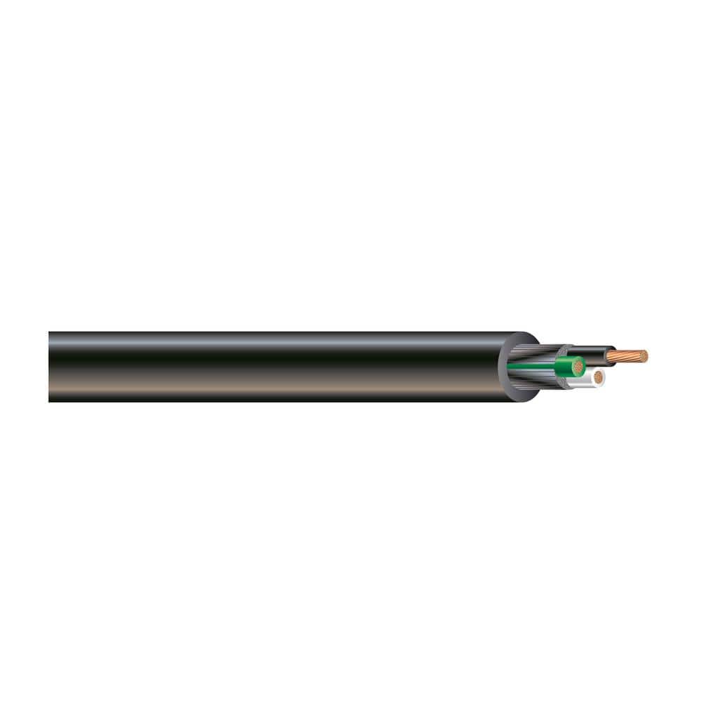 Southwire 25 ft. 12/3 300-Volt CU Black Flexible Portable Power SJEOOW Cord