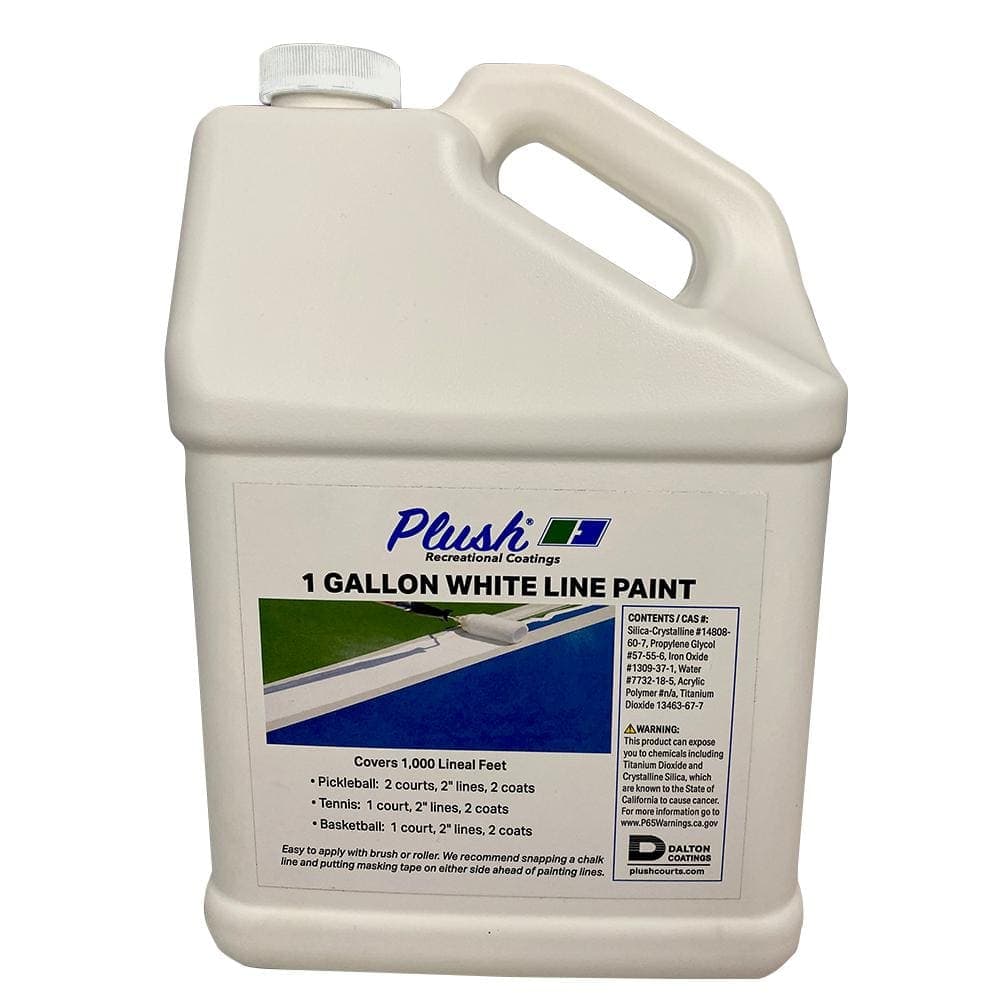 Plush 1 gal. White Tennis Striping Paint
