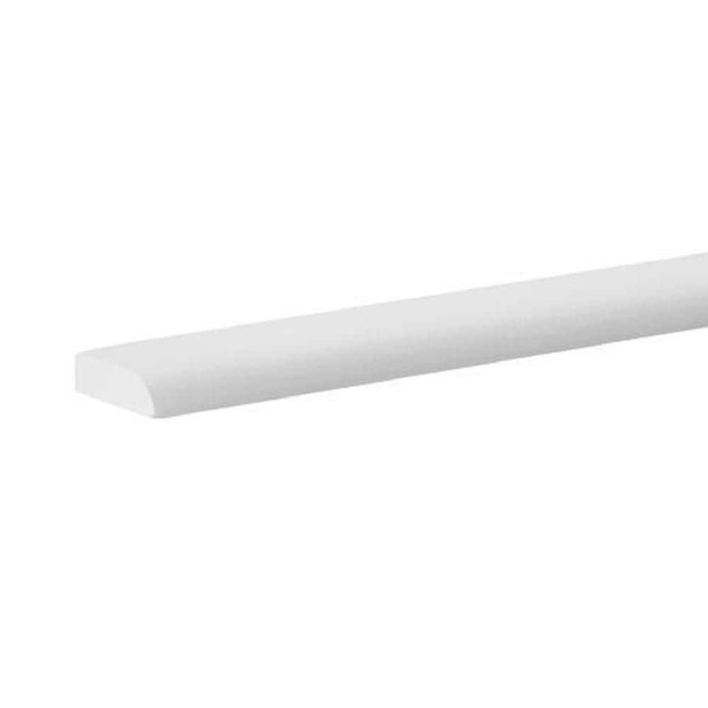 Hampton Bay Avondale/Leyton 0.25 in. W x 90 in. H Scribe Moulding in Alpine White