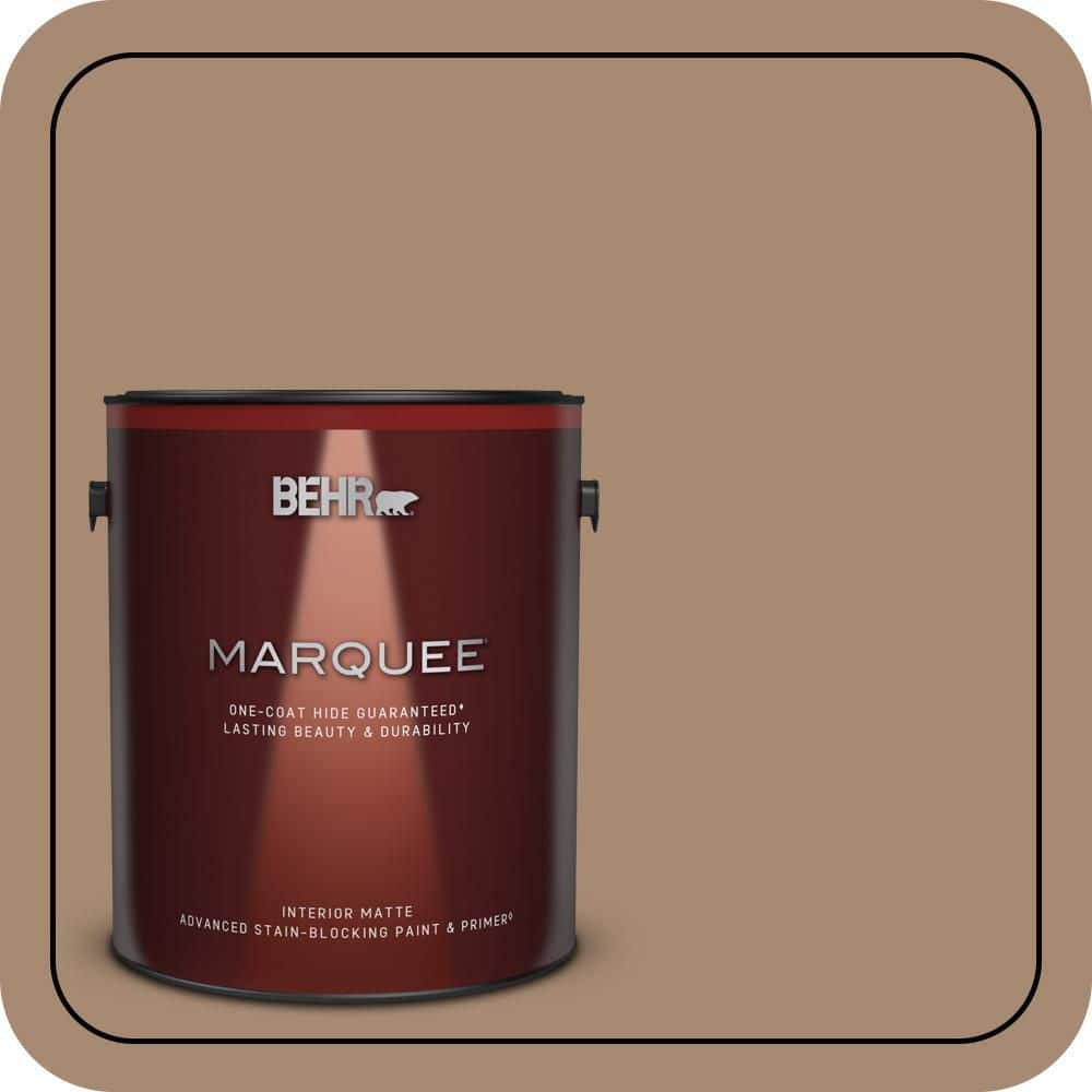 BEHR MARQUEE 1 gal. #N260-5 Distant Land One-Coat Hide Matte Interior Paint & Primer (1)