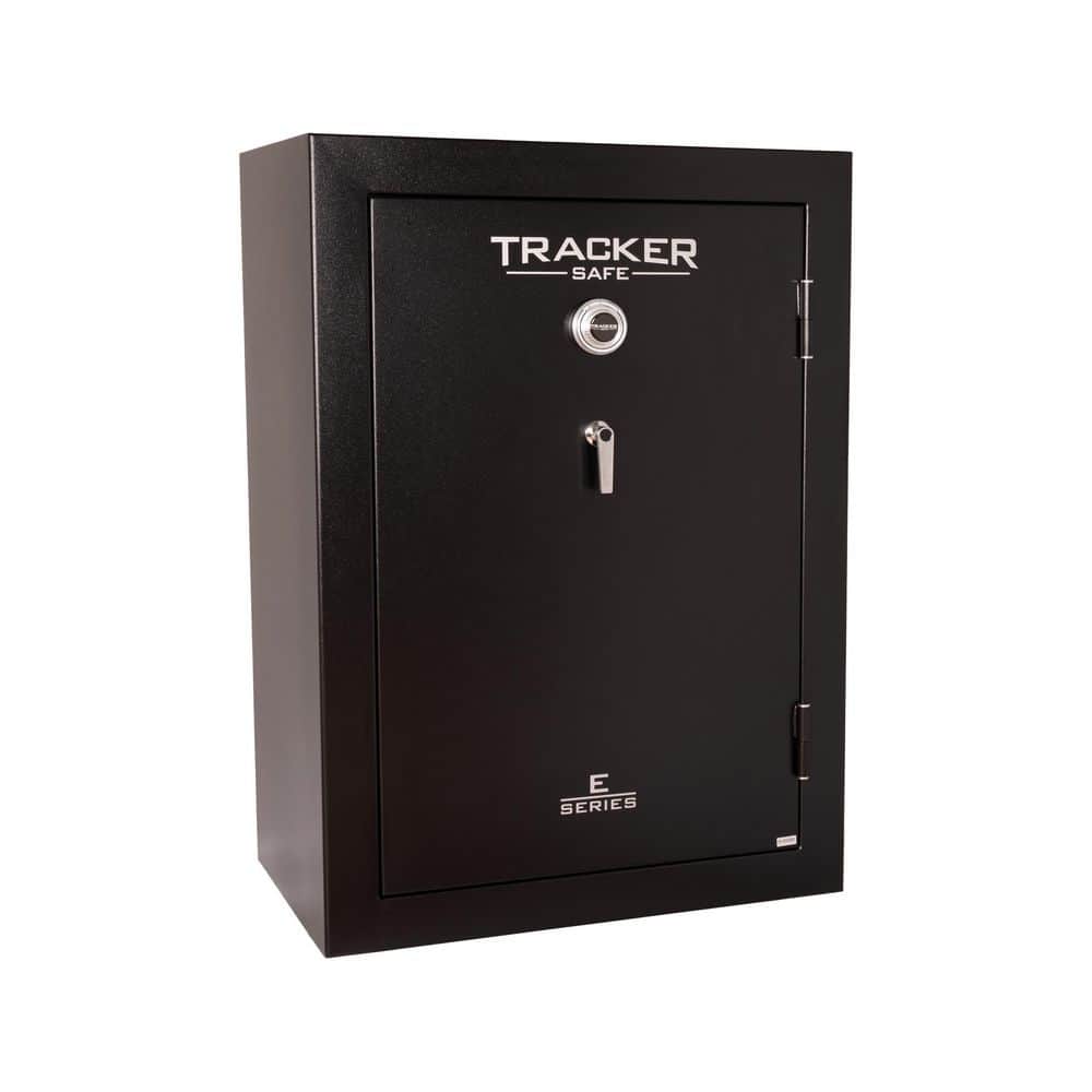 Tracker Safe 64-Gun 30 Min Fire-Resistant Combination Dial Lock Gun Safe Black, Powder Coat Paint