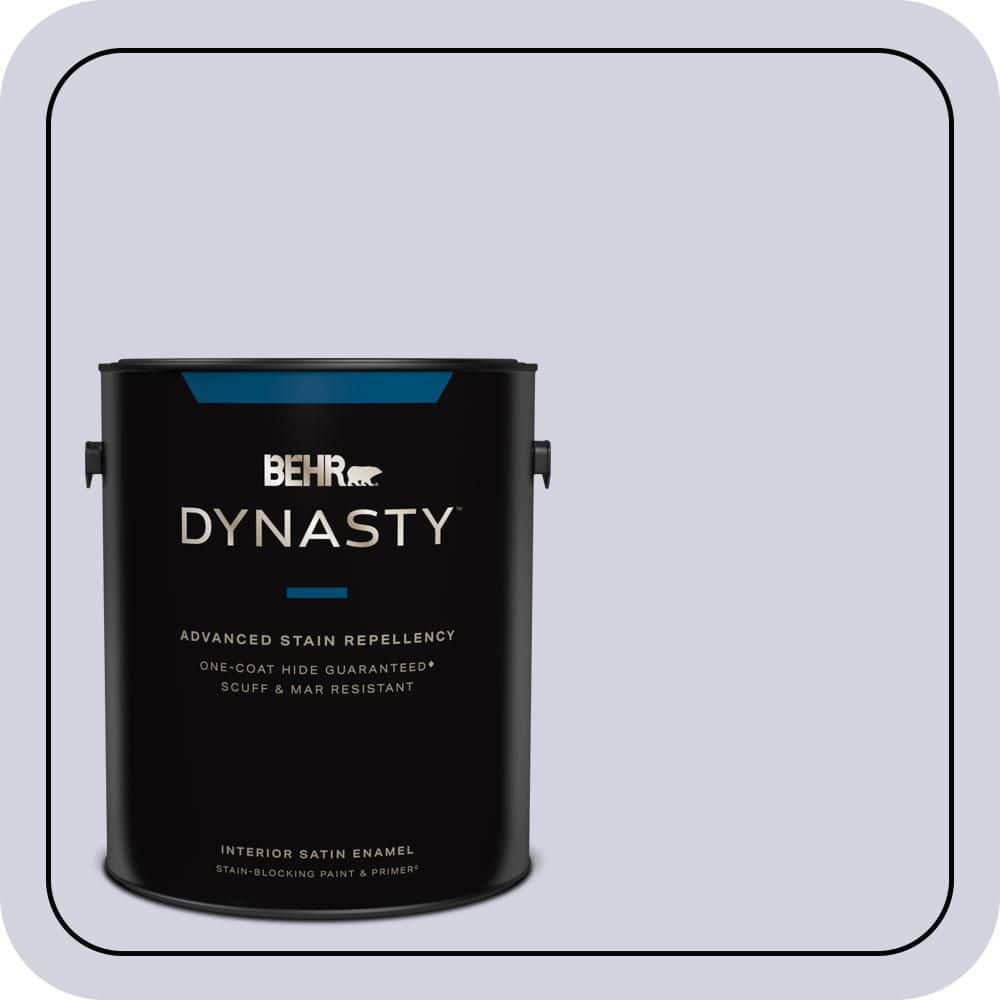 BEHR DYNASTY 1 gal. #S560-1 Courteous Satin Enamel Interior Stain-Blocking Paint and Primer