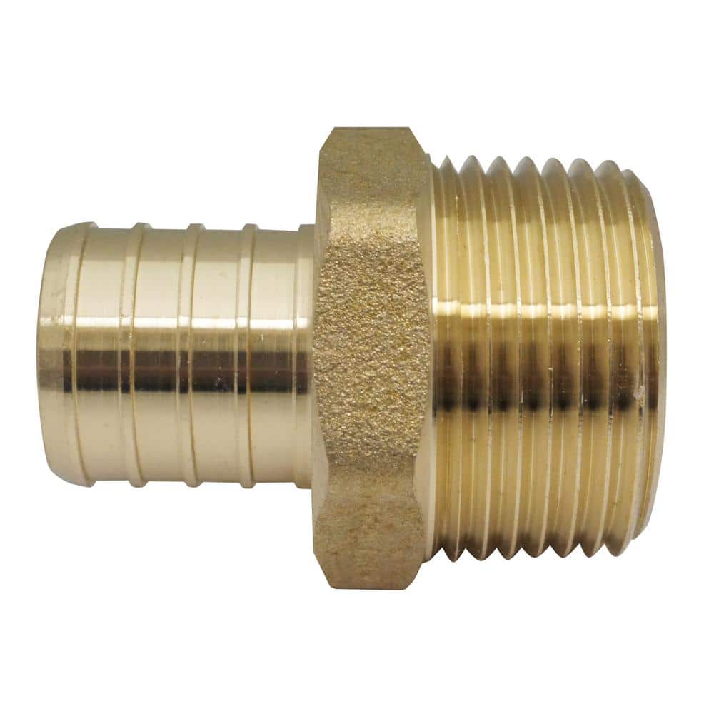 Apollo 1 in. Brass PEX-B Barb x MNPT Adapter
