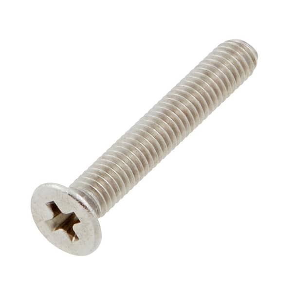 Everbilt M3-0.5x20mm Stainless Steel Flat Head Phillips Drive Machine Screw 2-Pieces (2)