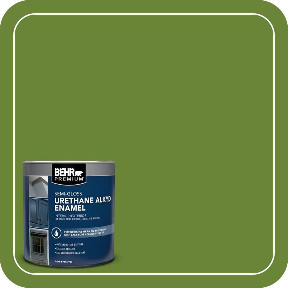 BEHR PREMIUM 1 qt. #P370-7 Sun Valley Semi-Gloss Enamel Urethane Alkyd Interior/Exterior Paint (1)