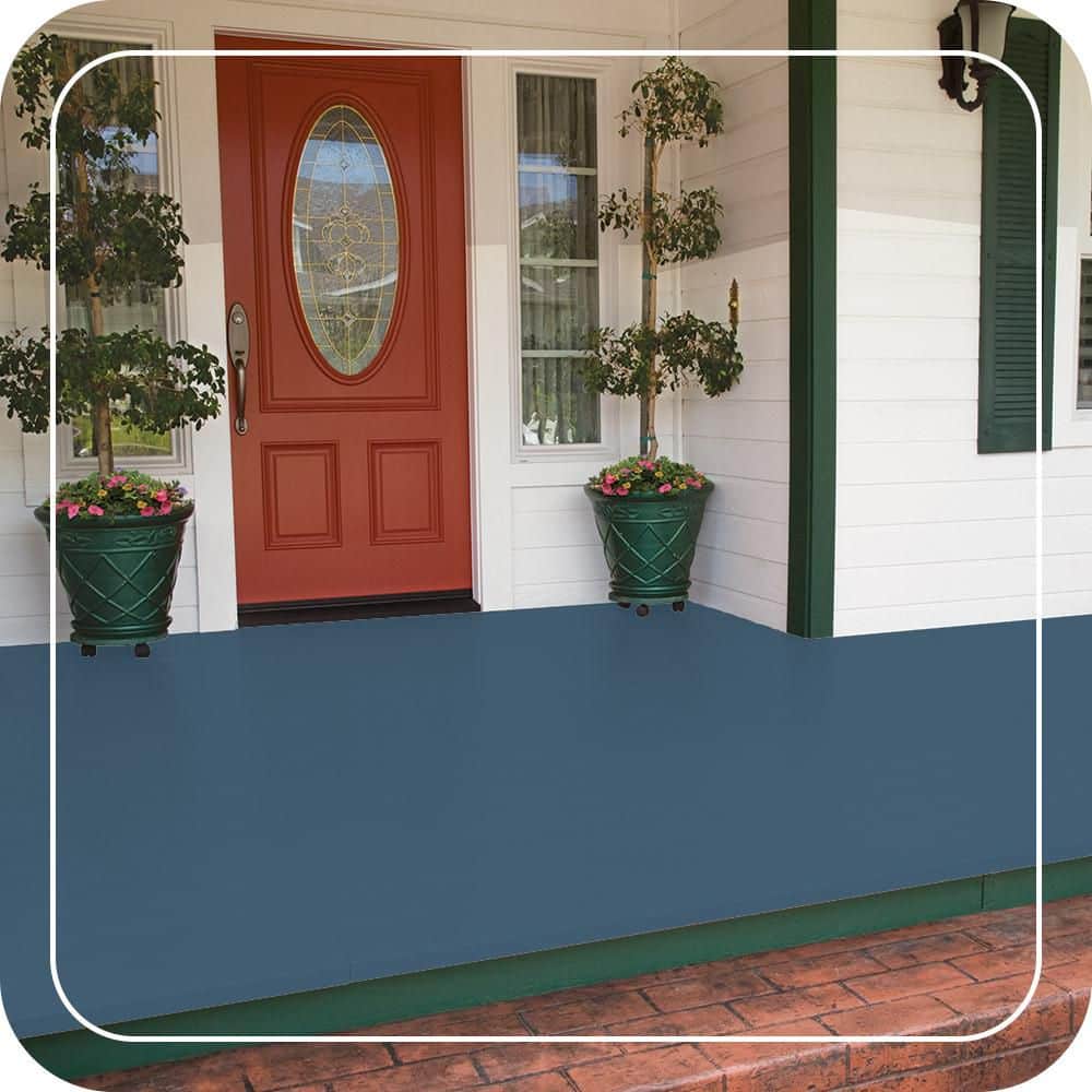 BEHR PREMIUM #570D-6 Low-Lustre Enamel Interior/Exterior Porch and Patio Floor Paint (2)