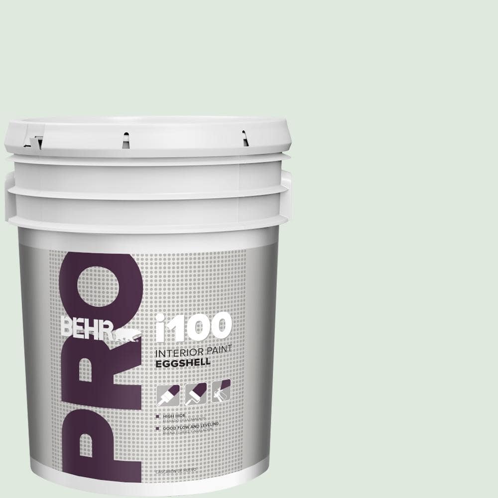 BEHR PRO 5 gal. #460E-1 Meadow Light Eggshell Interior Paint