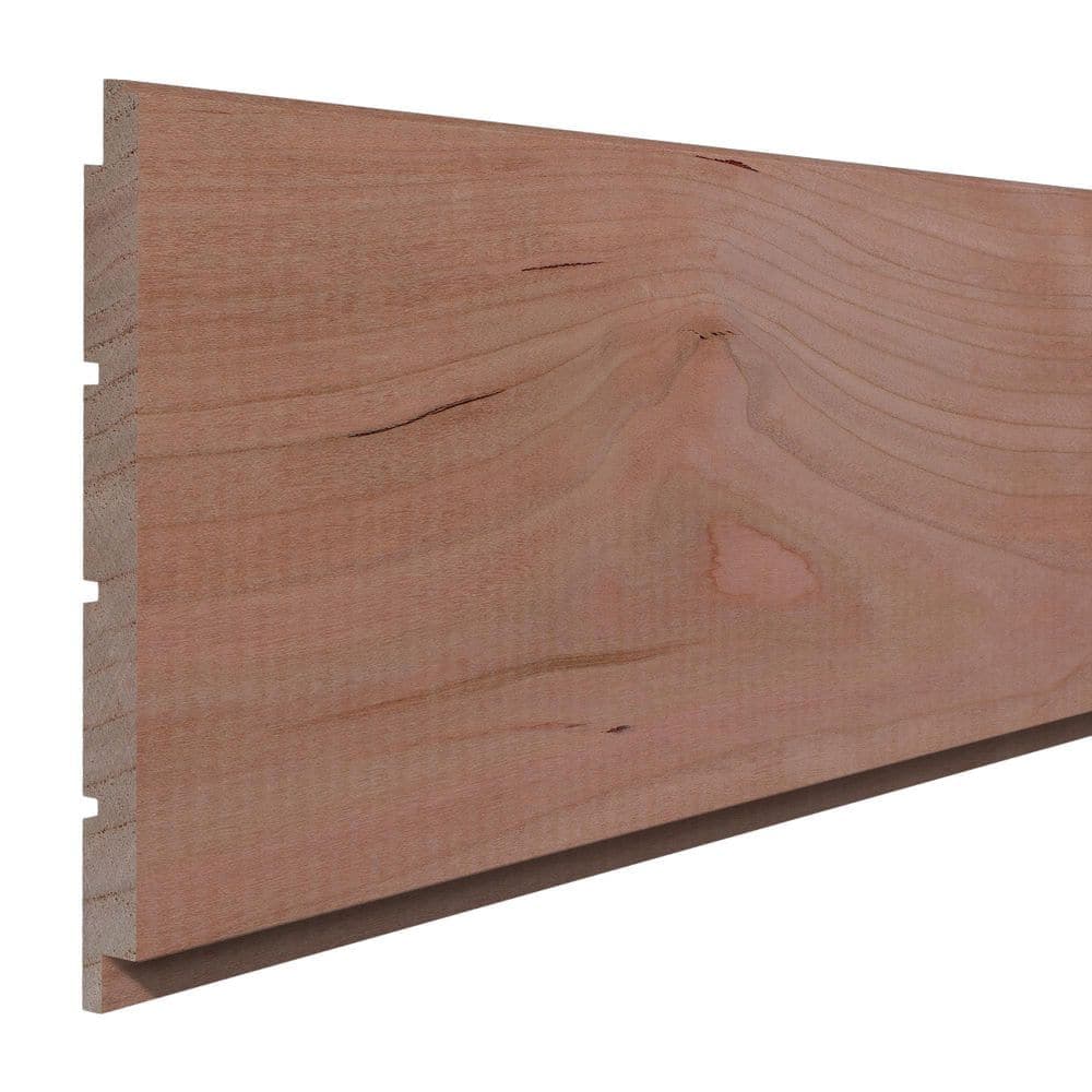 Ornamental Mouldings 11/16 in. T x 5 in. W x 7.66 ft. L Unfinished Cherry Wood Shiplap (1)