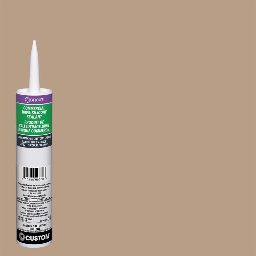 Custom Building Products Commercial #380 Haystack 10.1 oz. Silicone Caulk (2)