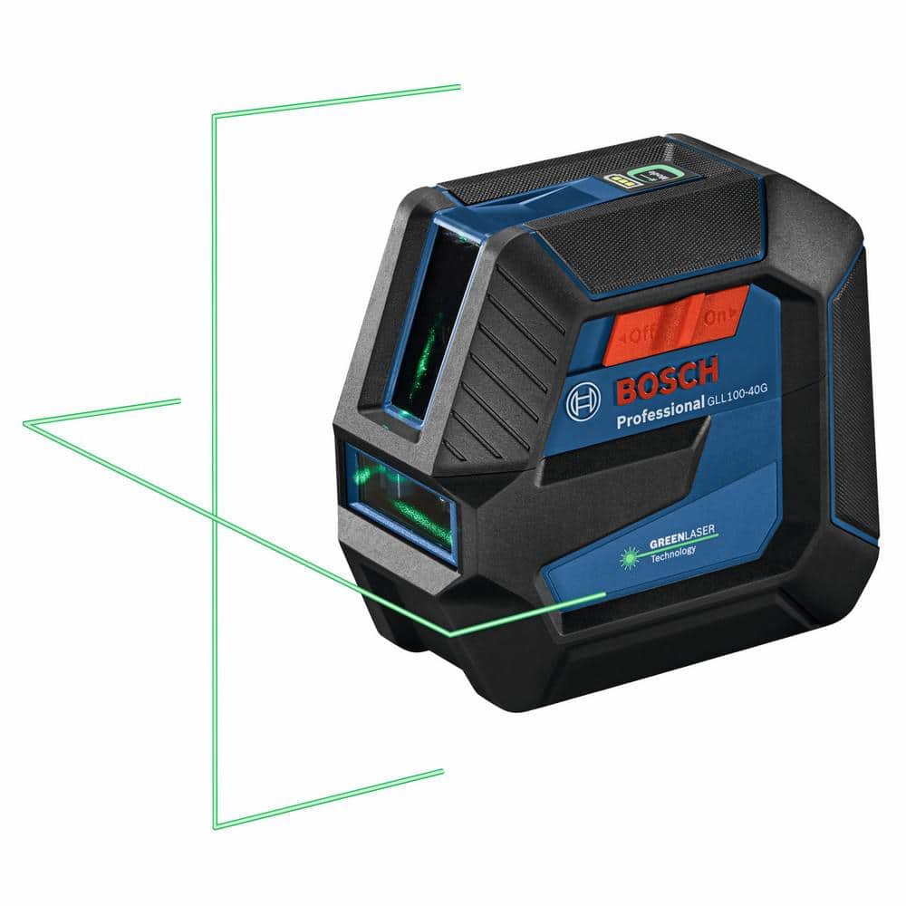 Bosch Reconditioned 100 ft. Green Self-Leveling Cross-Line Laser Level (1)