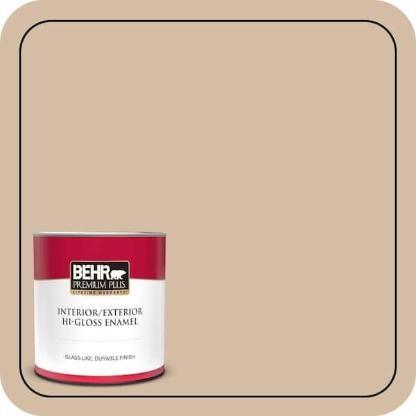 BEHR PREMIUM PLUS Home Decorators Collection #HDC-MD-12 Tiramisu Cream Enamel & Primer Color Sample (3)