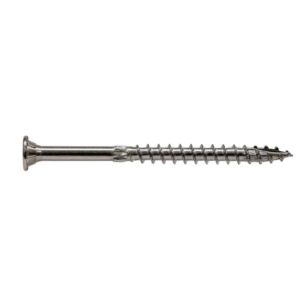 Simpson Strong-Tie 0.276 in. x 5 in. T-50 6-Lobe, Washer Head, Strong-Drive SDWS Timber Screw, Type 316 Stainless Steel (30-Pack) (1)