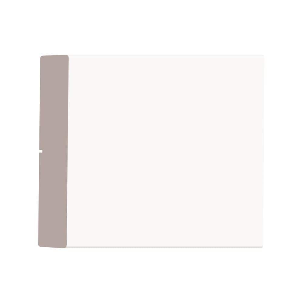HOUSE OF FARA 5/8 in. D x 4-9/16 in. W x 84 in. L Primed MDF Bevel Jamb Moulding (3)