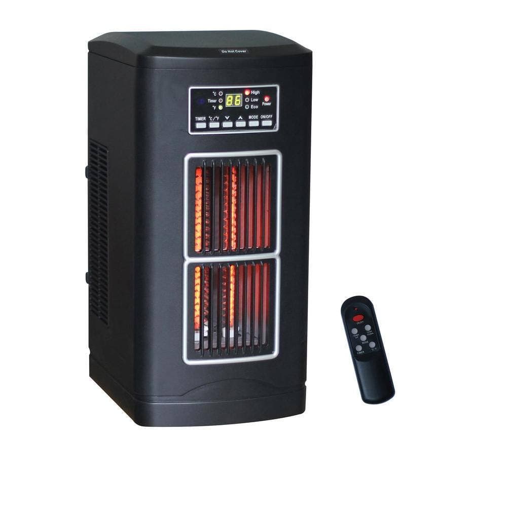 Lifesmart Life Pro Series 18 in. 1500-Watt Infrared Tower Heater with Remote (2)