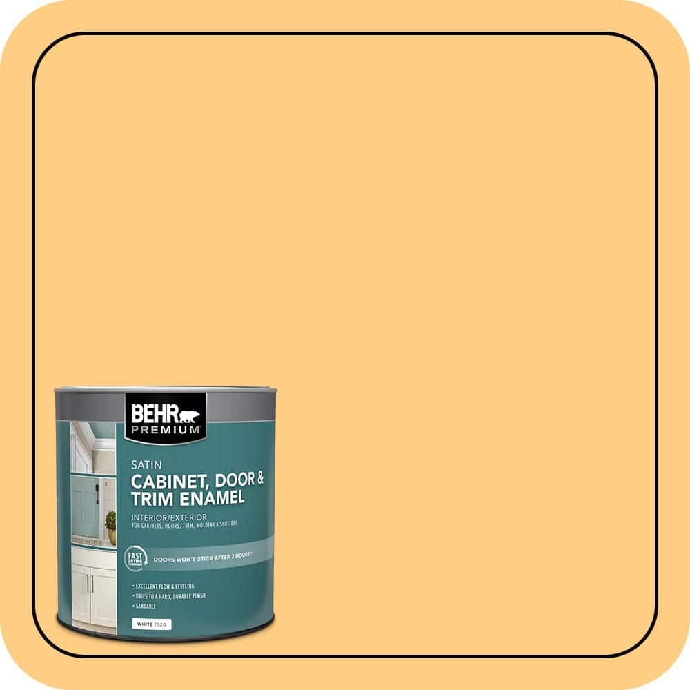 BEHR PREMIUM 1 qt. #P250-4 Equatorial Satin Enamel Interior/Exterior Cabinet, Door & Trim Paint