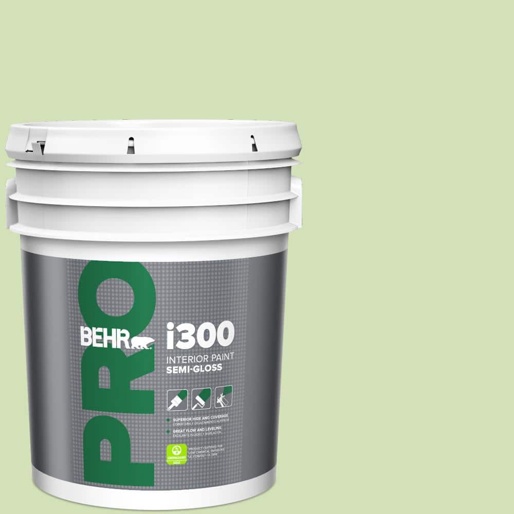 BEHR PRO 5 gal. #MQ4-45 Spring Glow Semi-Gloss Interior Paint