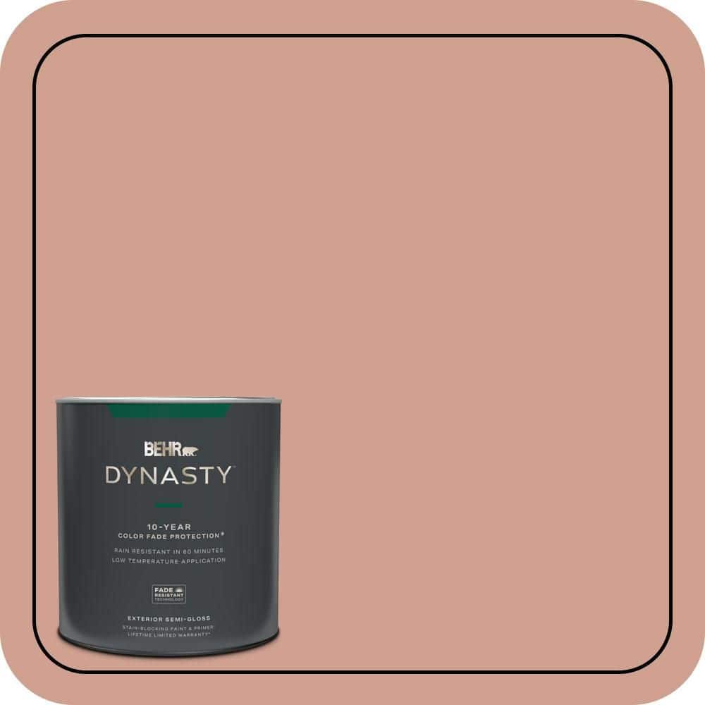 BEHR DYNASTY 1 qt. #S180-4 Shiny Kettle Semi-Gloss Enamel Exterior Stain-Blocking Paint & Primer