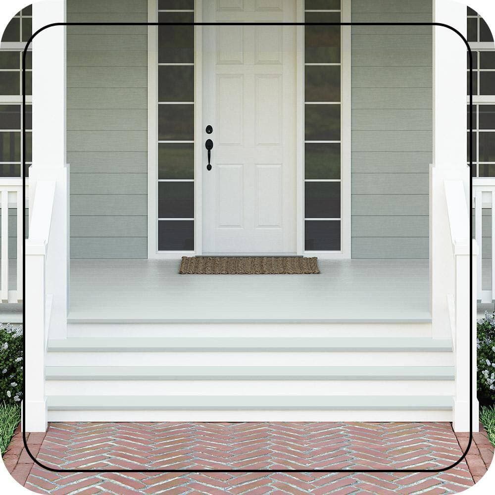 BEHR PREMIUM #BL-W01 Textured Low-Lustre Enamel Interior/Exterior Porch and Patio Anti-Slip Floor Paint (2)