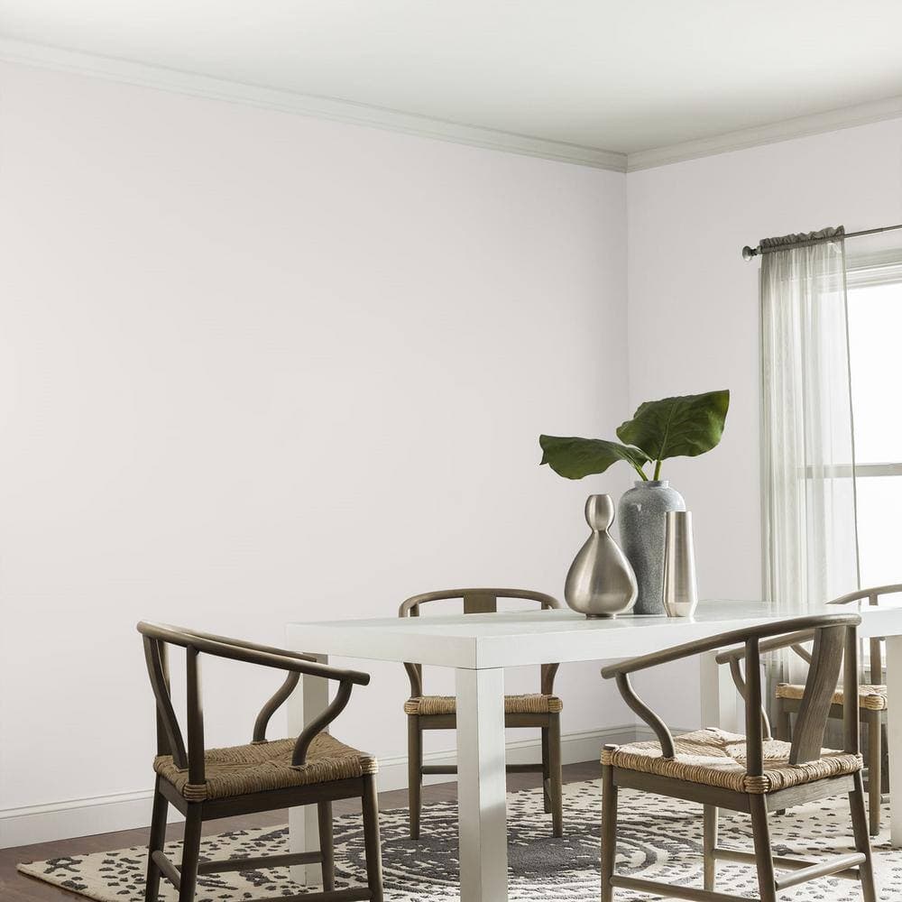 Glidden Premium 1 qt. PPG1005-1 Dusky Dawn Eggshell Interior Latex Paint (4)