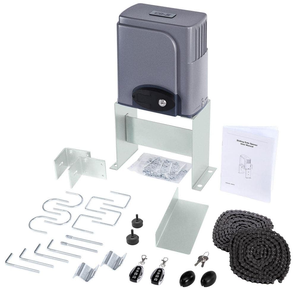 DOORADO Slide Single Automatic Gate Opener Kit with 2 Remote Controls (2)
