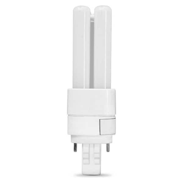 Feit Electric 13-Watt Equivalent PL Quad Tube CFLNI Bi-Pin Plugin GX23-2 Base CFL Replacement LED Light Bulb Cool White 4100K (1-Pack)