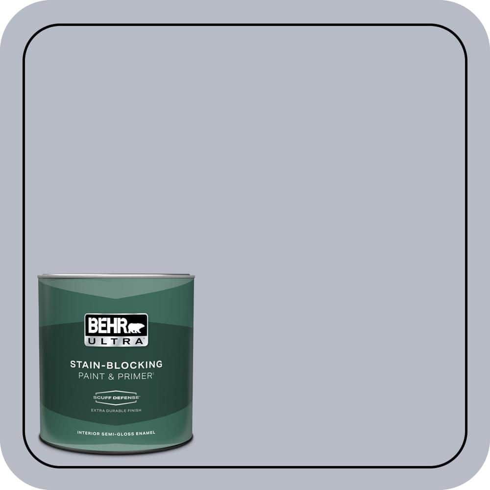 BEHR ULTRA 1 qt. #620E-3 Silverado Trail Extra Durable Semi-Gloss Enamel Interior Paint & Primer