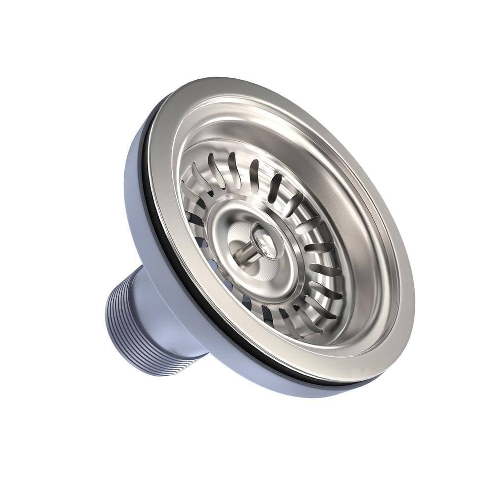 Swiss Madison 4.5 in. Slotted Stainless Steel Drain (3)