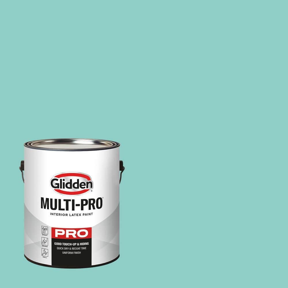 Glidden Multi-Pro 1 gal. PPG1231-4 Tropical Holiday Eggshell Interior Paint (1)