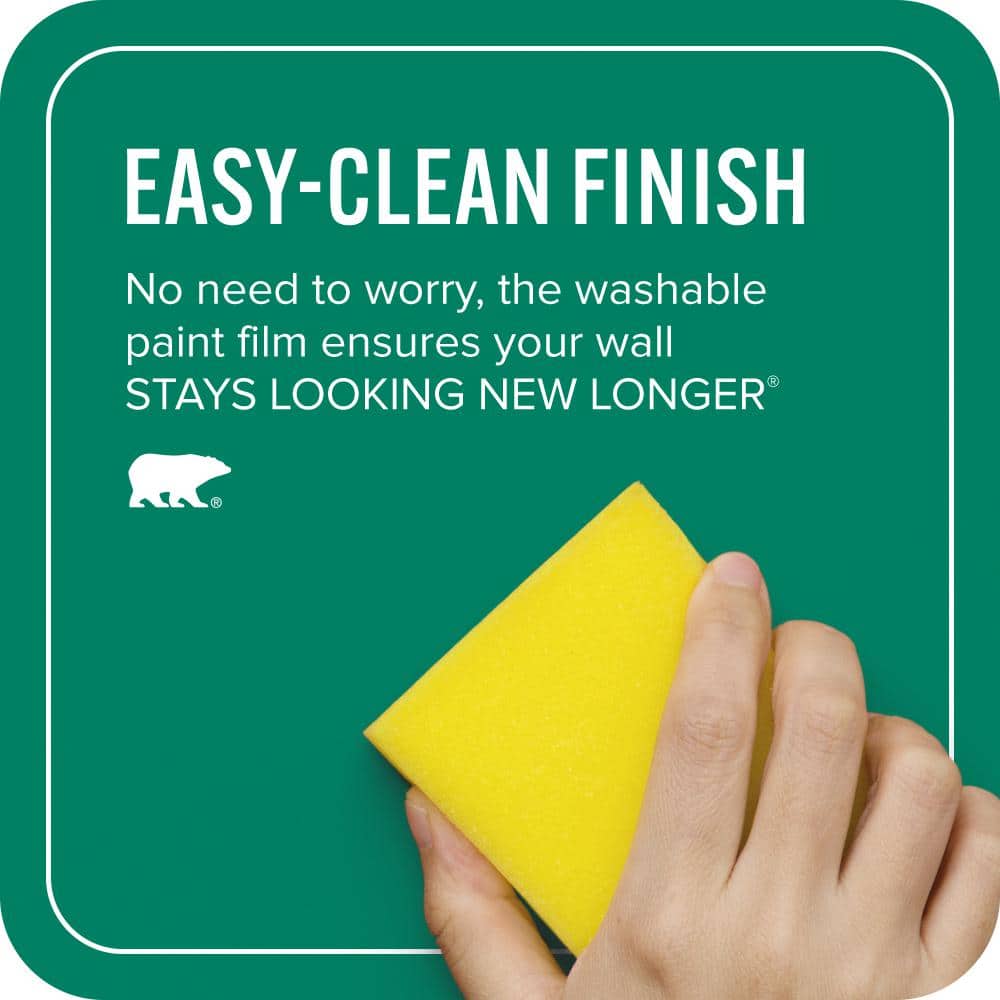 BEHR ULTRA 1 gal. #480B-6 Treasure Isle Extra Durable Satin Enamel Interior Paint & Primer (4)