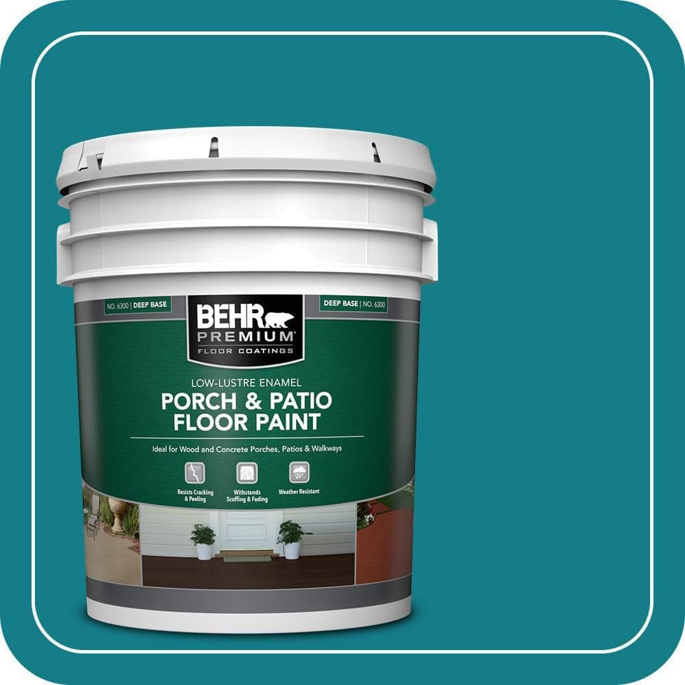 BEHR PREMIUM #PPU13-01 Textured Low-Lustre Enamel Interior/Exterior Porch and Patio Anti-Slip Floor Paint (1)