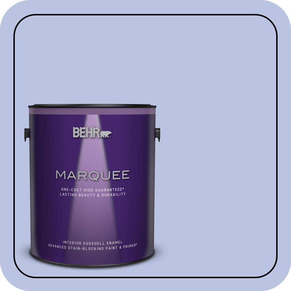 BEHR MARQUEE 1 gal. #600A-3 California Lilac Eggshell Enamel Interior Paint & Primer