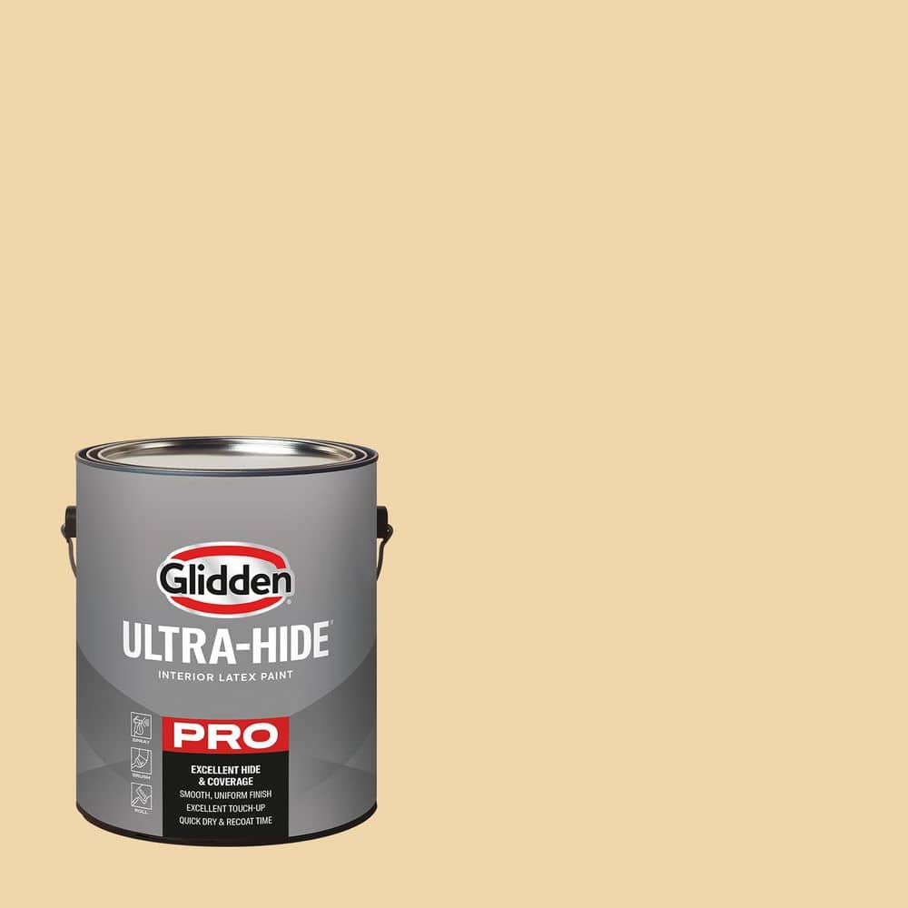 Glidden Ultra-Hide 1 gal. PPG12-07 Waves of Grain Satin Interior Paint
