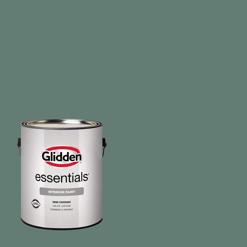 Glidden Essentials 1 gal. PPG1137-6 Salal Leaves Flat Interior Paint