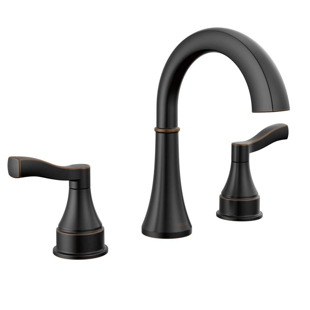 Delta Faryn 8 in. Widespread Double-Handle Bathroom Faucet in Oil Rubbed Bronze (2)