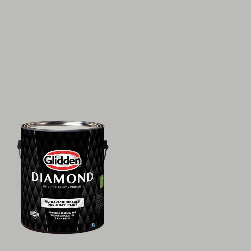 Glidden Diamond 1 gal. PPG0997-3 Fresh Granite Semi-Gloss Interior Paint with Primer