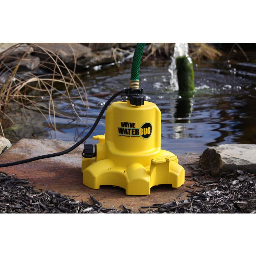 Wayne 1/6 HP WaterBUG Submersible Utility Pump with Multi-Flo Technology (4)